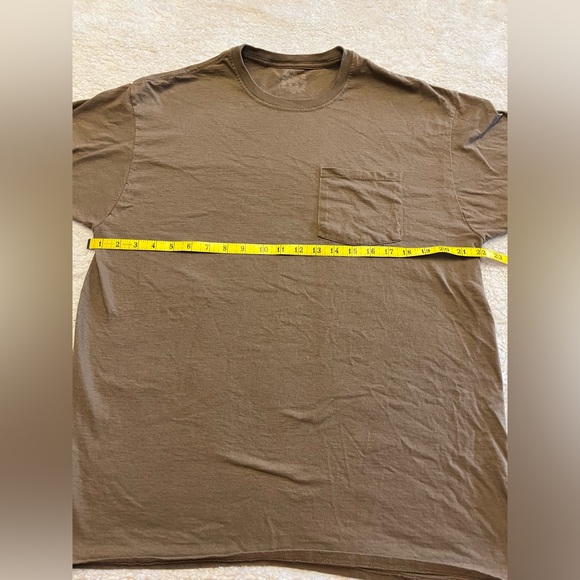 Fruit of the Loom Brown Tshirt - Picture 3 of 5